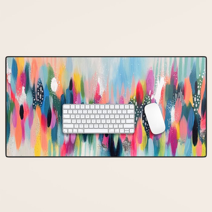 EttaVee Brushstroke No.109 Desk Mat Gallery Image 1