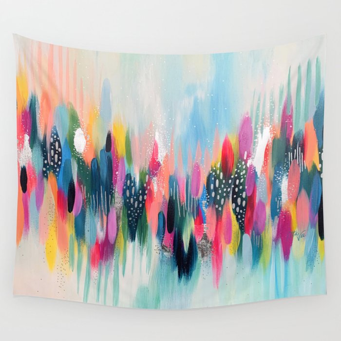 EttaVee Brushstroke No.109 Wall Tapestry Gallery Image 4