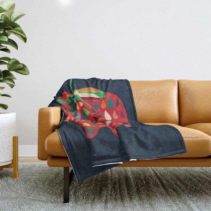 Strawberry Throw Blanket Gallery Image 1