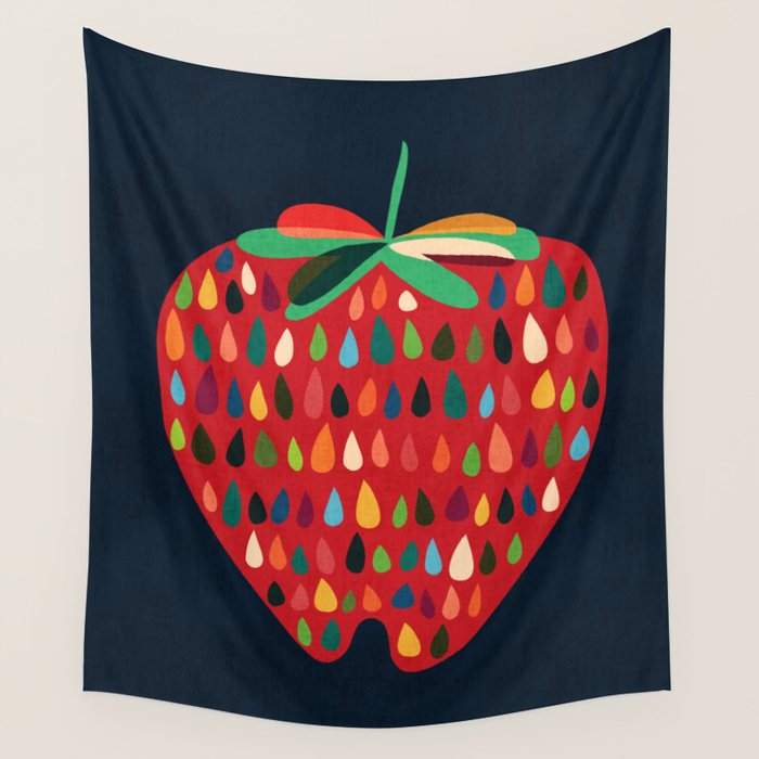Strawberry Wall Tapestry Gallery Image 4