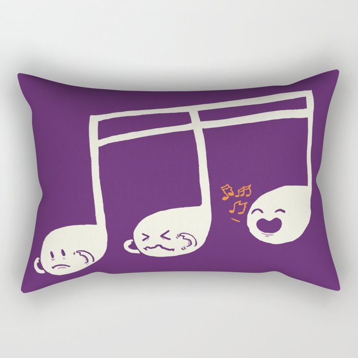Sounds O.K. (off key) Rectangular Pillow Gallery Image 1