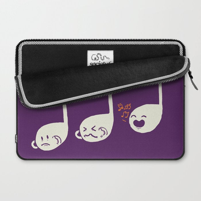 Sounds O.K. (off key) Laptop Sleeve Gallery Image 2