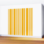 Classic Stripes XLV - Golden Yellow Wall Mural Gallery Image 2