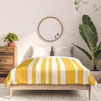 Classic Stripes XLV - Golden Yellow Comforter Gallery Image 3