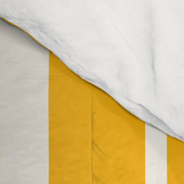 Classic Stripes XLV - Golden Yellow Comforter Gallery Image 4