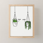Hippie and Punk plants Mini Art Print Gallery Image 1