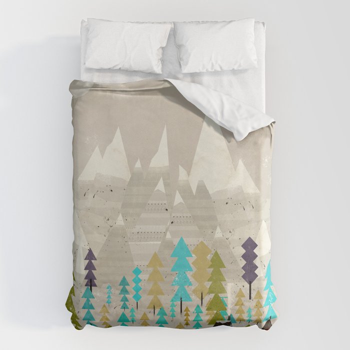 my happy mountains Duvet Cover Gallery Image 6