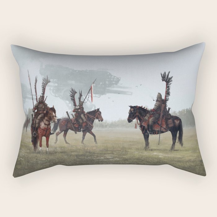 1920 - winged patrol Rectangular Pillow Gallery Image 1