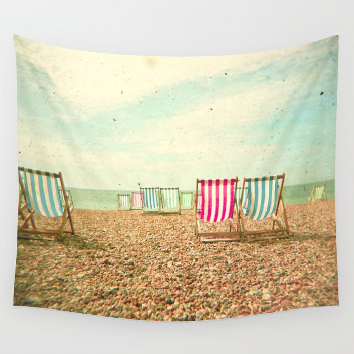 Deckchairs Wall Tapestry Gallery Image 4