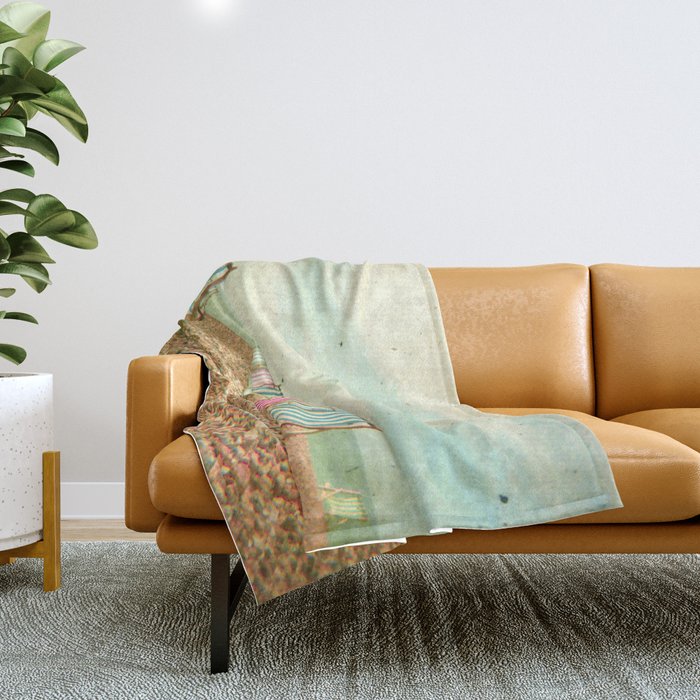 Deckchairs Throw Blanket Gallery Image 1