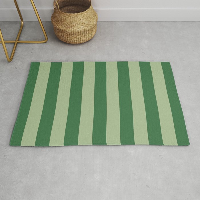 Vertical Stripes Sage Green Vertical Lines Vintage Geometric Retro Tropical Modern Minimal Pattern Rug Gallery Image 1