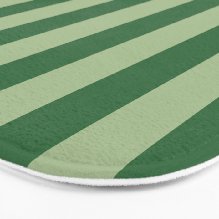 Vertical Stripes Sage Green Vertical Lines Vintage Geometric Retro Tropical Modern Minimal Pattern Bath Mat Gallery Image 3