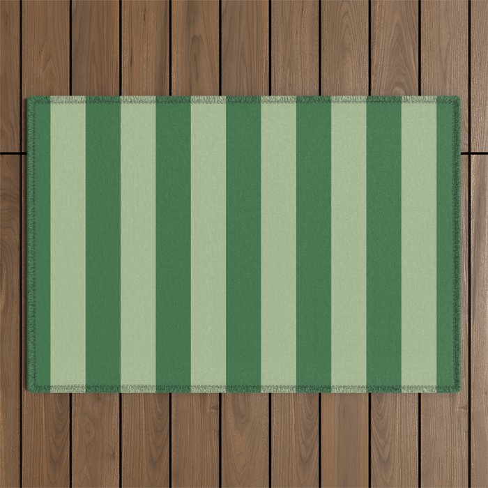Vertical Stripes Sage Green Vertical Lines Vintage Geometric Retro Tropical Modern Minimal Pattern Outdoor Rug Gallery Image 1