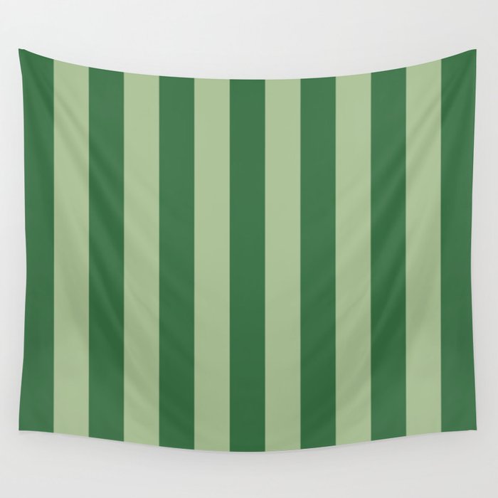 Vertical Stripes Sage Green Vertical Lines Vintage Geometric Retro Tropical Modern Minimal Pattern Wall Tapestry Gallery Image 1