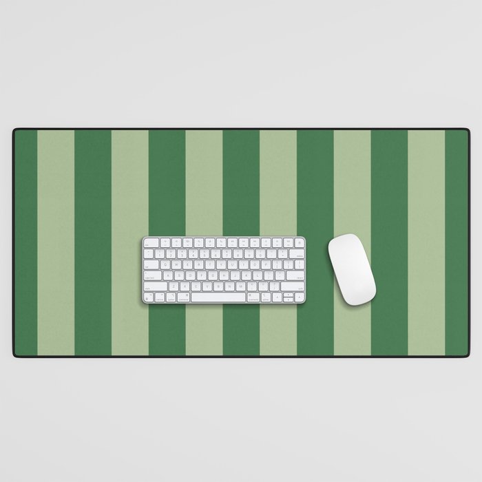 Vertical Stripes Sage Green Vertical Lines Vintage Geometric Retro Tropical Modern Minimal Pattern Desk Mat Gallery Image 1