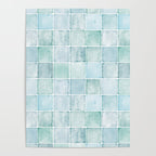 Sea Glass Tiles Watercolor Poster Gallery Image 4