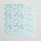 Sea Glass Tiles Watercolor Wrapping Paper Gallery Image 3