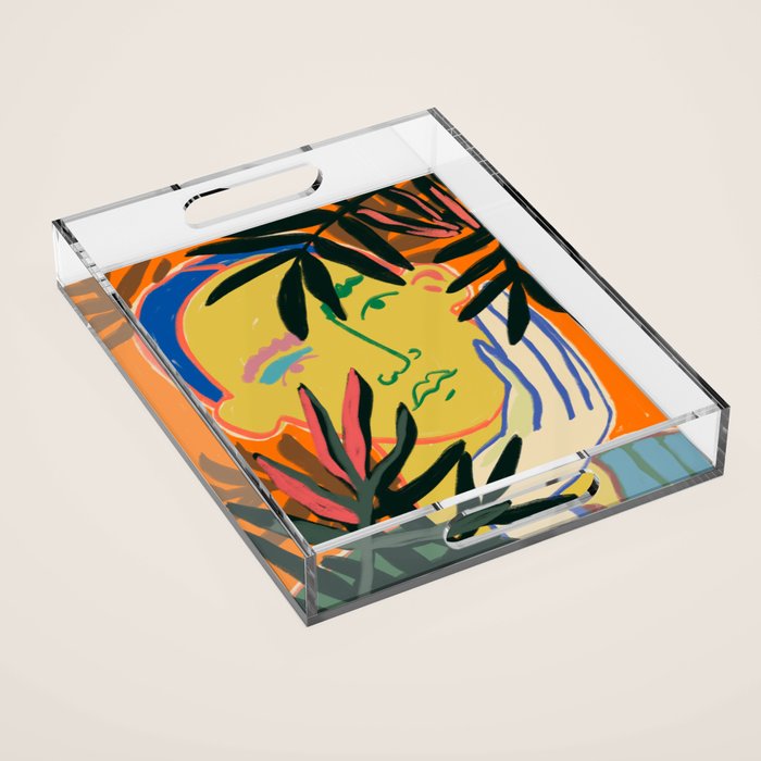 THINKING OF FALL Acrylic Tray Gallery Image 1