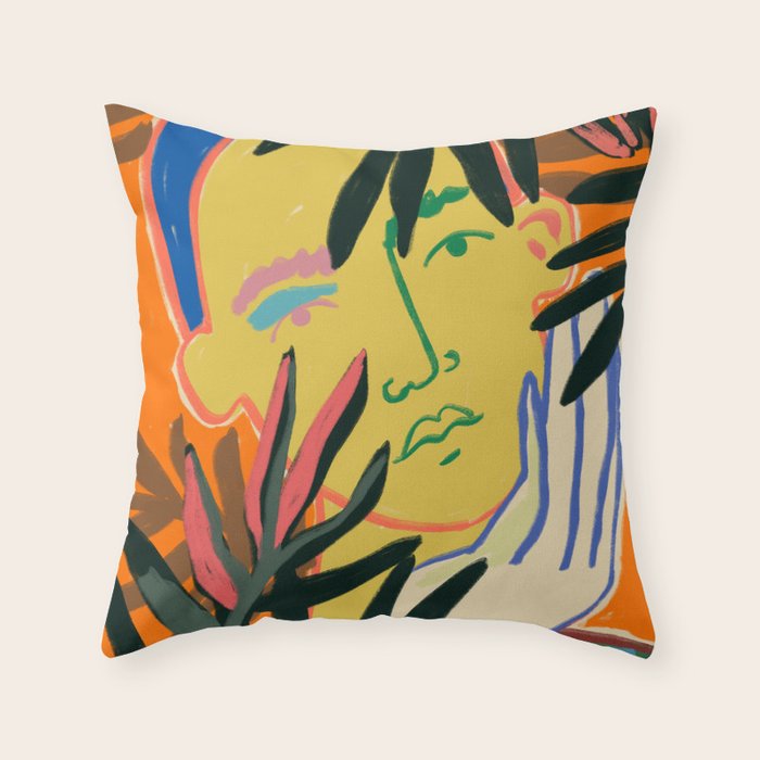 THINKING OF FALL Throw Pillow Gallery Image 6