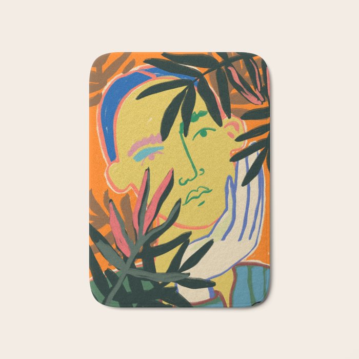 THINKING OF FALL Bath Mat Gallery Image 1