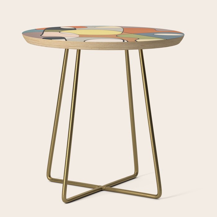 Abstract Line Art 08 Side Table Gallery Image 1
