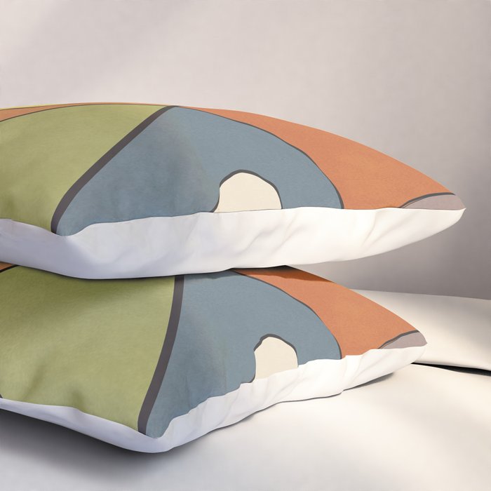 Abstract Line Art 08 Pillow Sham Gallery Image 3