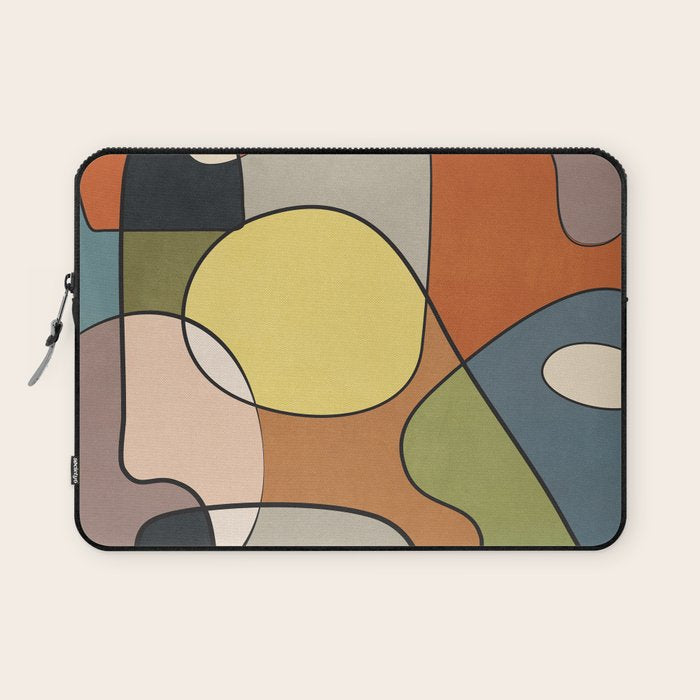 Abstract Line Art 08 Laptop Sleeve Gallery Image 1