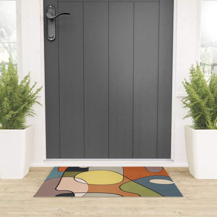 Abstract Line Art 08 Welcome Mat Gallery Image 3