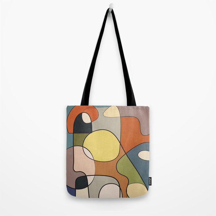 Abstract Line Art 08 Tote Bag Gallery Image 2