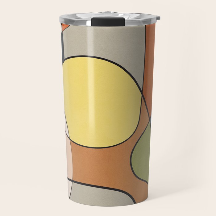 Abstract Line Art 08 Travel Mug Gallery Image 1