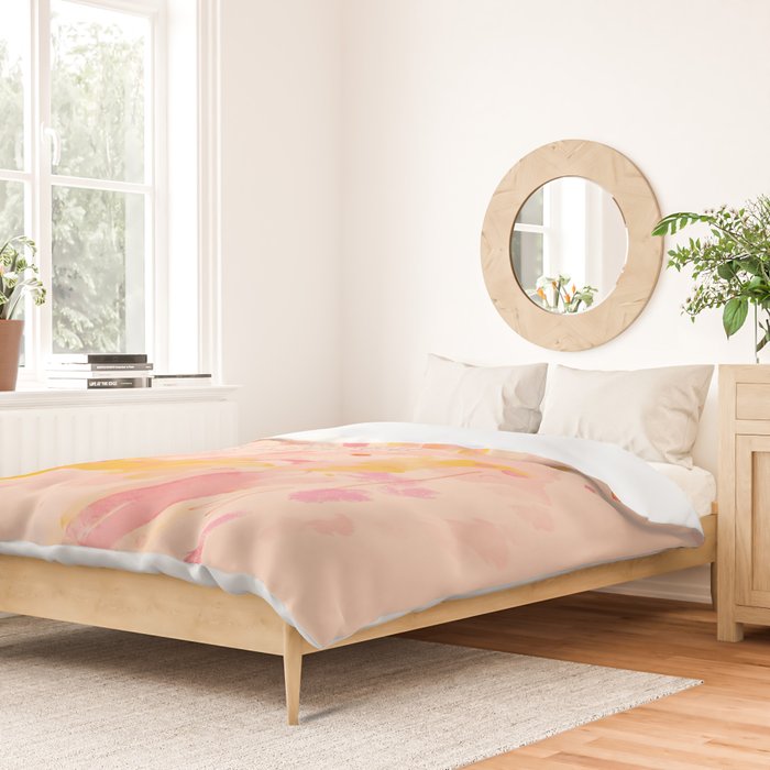 "O How Beautifully You Are Learning To Live Fully Right Where You Are." Duvet Cover Gallery Image 2