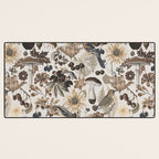 Autumn Garden With Birds In Warm Fall Colors Desk Mat Gallery Image 3