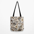Autumn Garden With Birds In Warm Fall Colors Tote Bag Gallery Image 2