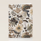 Autumn Garden With Birds In Warm Fall Colors Stationery Card Gallery Image 2