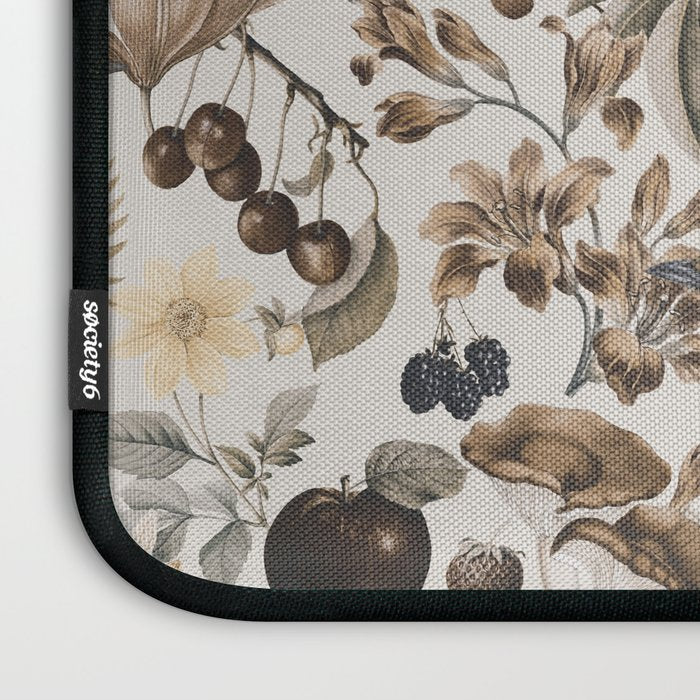 Autumn Garden With Birds In Warm Fall Colors Laptop Sleeve Gallery Image 3