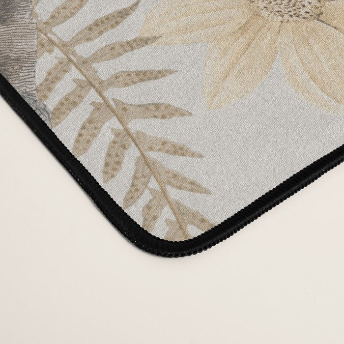 Autumn Garden With Birds In Warm Fall Colors Desk Mat Gallery Image 4