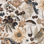 Autumn Garden With Birds In Warm Fall Colors Coffee Mug Gallery Image 2
