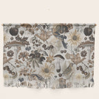 Autumn Garden With Birds In Warm Fall Colors Wall Hanging Gallery Image 1