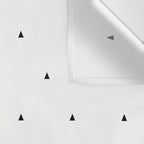 Black and white triangle pattern Wall Tapestry Gallery Image 3