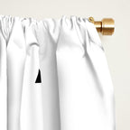 Black and white triangle pattern Window Curtain Gallery Image 2