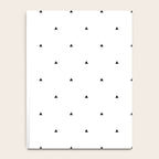Black and white triangle pattern Notebook Gallery Image 4
