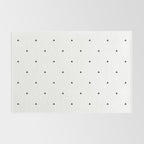 Black and white triangle pattern Rug Gallery Image 2