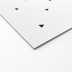 Black and white triangle pattern Welcome Mat Gallery Image 2