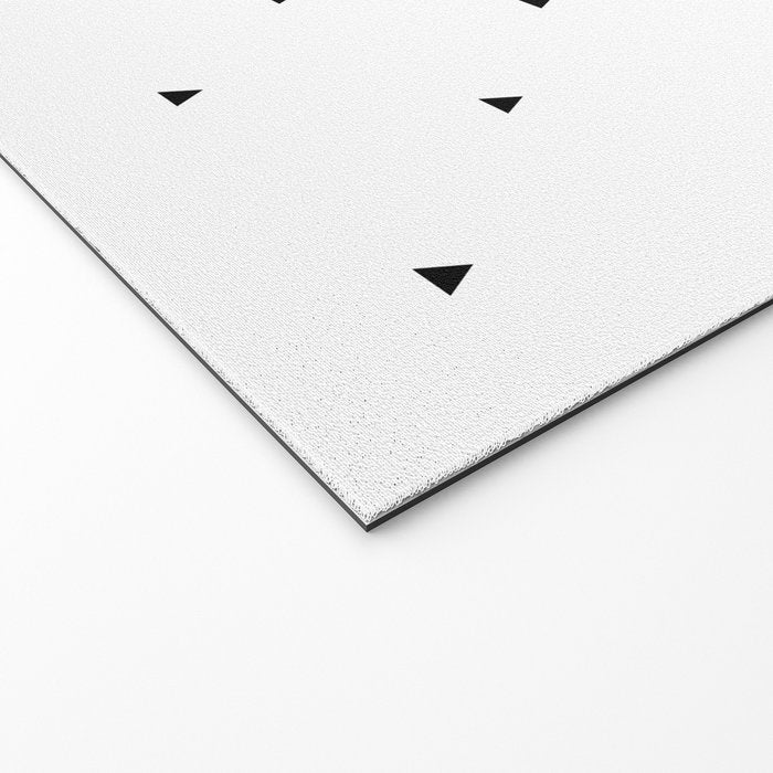 Black and white triangle pattern Welcome Mat Gallery Image 2