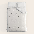 Black and white triangle pattern Duvet Cover Gallery Image 6