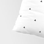 Black and white triangle pattern Pillow Sham Gallery Image 4