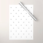 Black and white triangle pattern Wrapping Paper Gallery Image 1