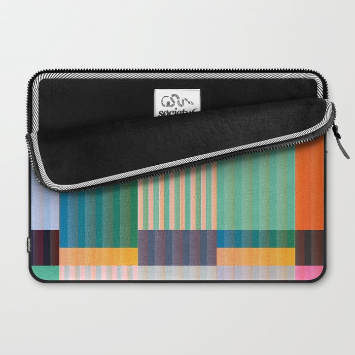 Colorful Geometric Abstract Art 22 Laptop Sleeve Gallery Image 2