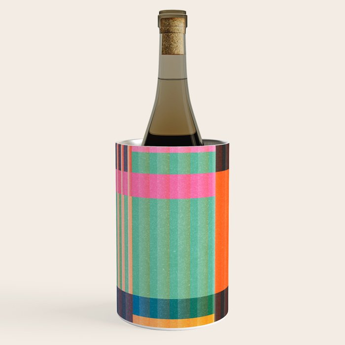 Colorful Geometric Abstract Art 22 Wine Chiller Gallery Image 3
