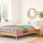 Colorful Geometric Abstract Art 22 Duvet Cover Gallery Image 2